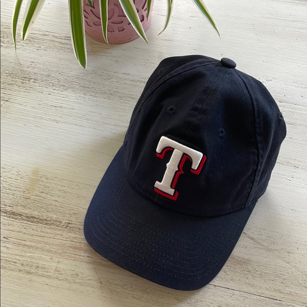 Texas Rangers New Era Navy Blue 9FORTY Cap